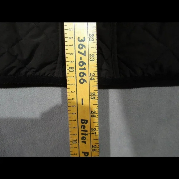 Women's Lauren Ralph Lauren Sport Quilted Hunting Corduroy Black Vest Jacket L - Picture 3 of 5